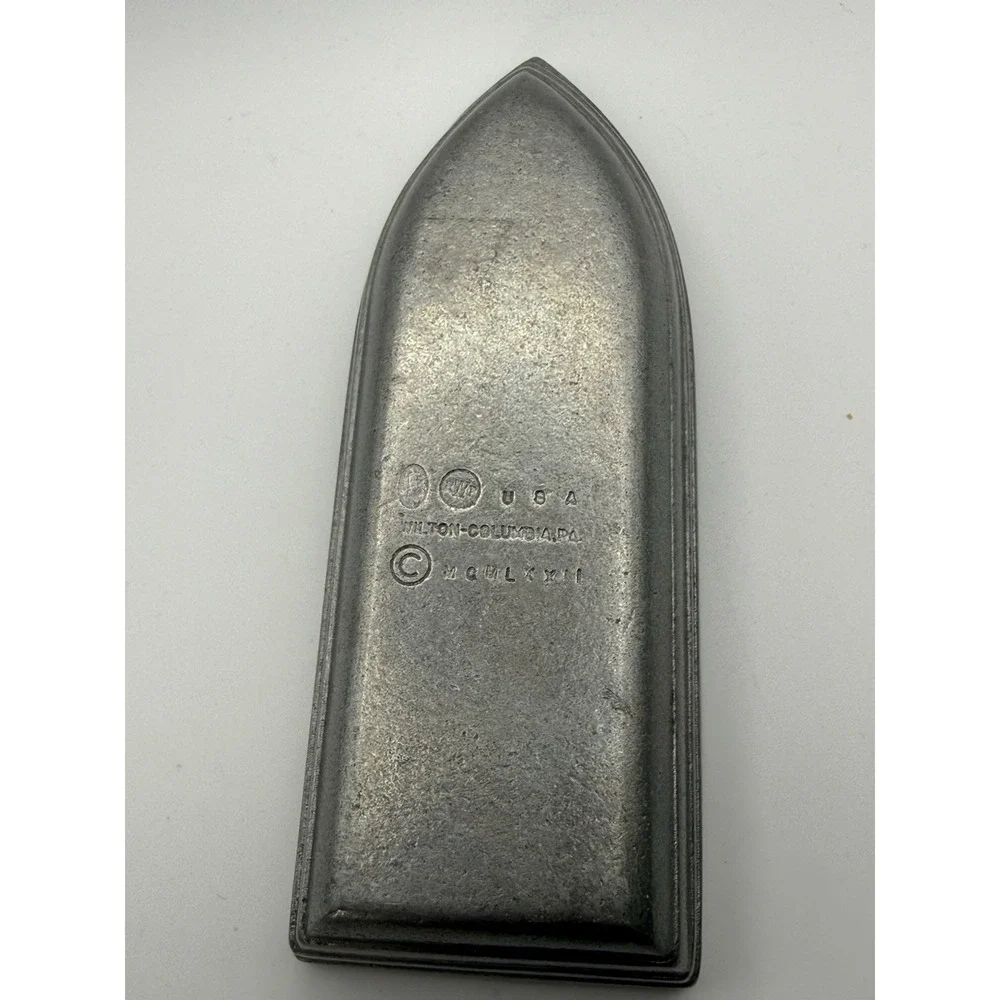 RARE VTG 1972 Wilton Armetale Pewter-Like Boat Nut Dish Bowl Nautical W Spoon
